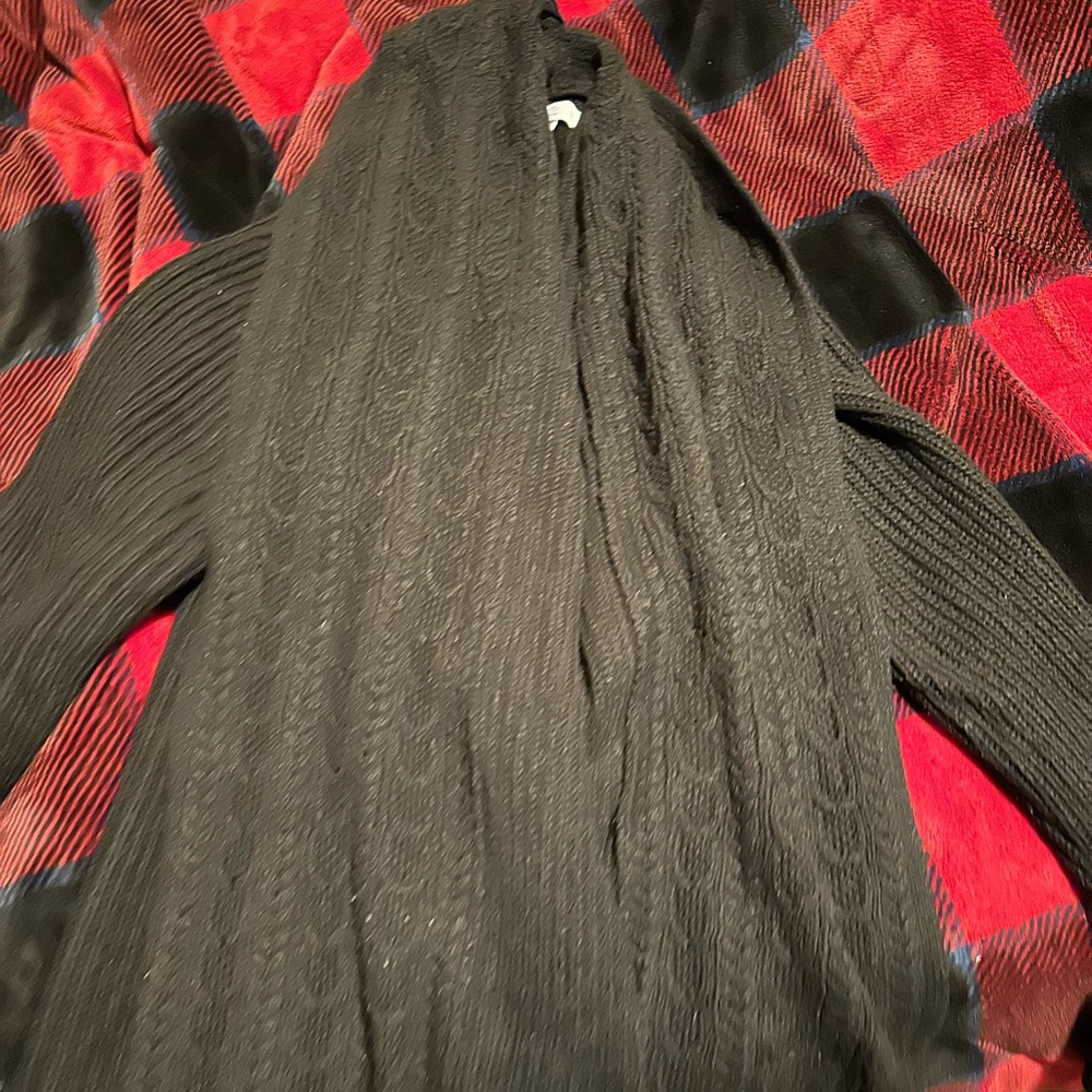Black long sweater